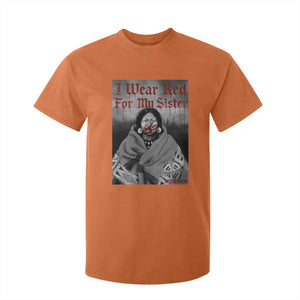 Stop MMIW T Shirt For Kid I Wear Red For My Sister Native American TS10 Orange Print Your Wear