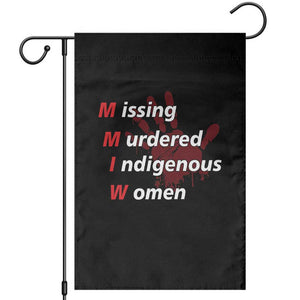MMIW Garden Flag Missing Murdered Indigenous Women Red Hand TS10 Black Print Your Wear