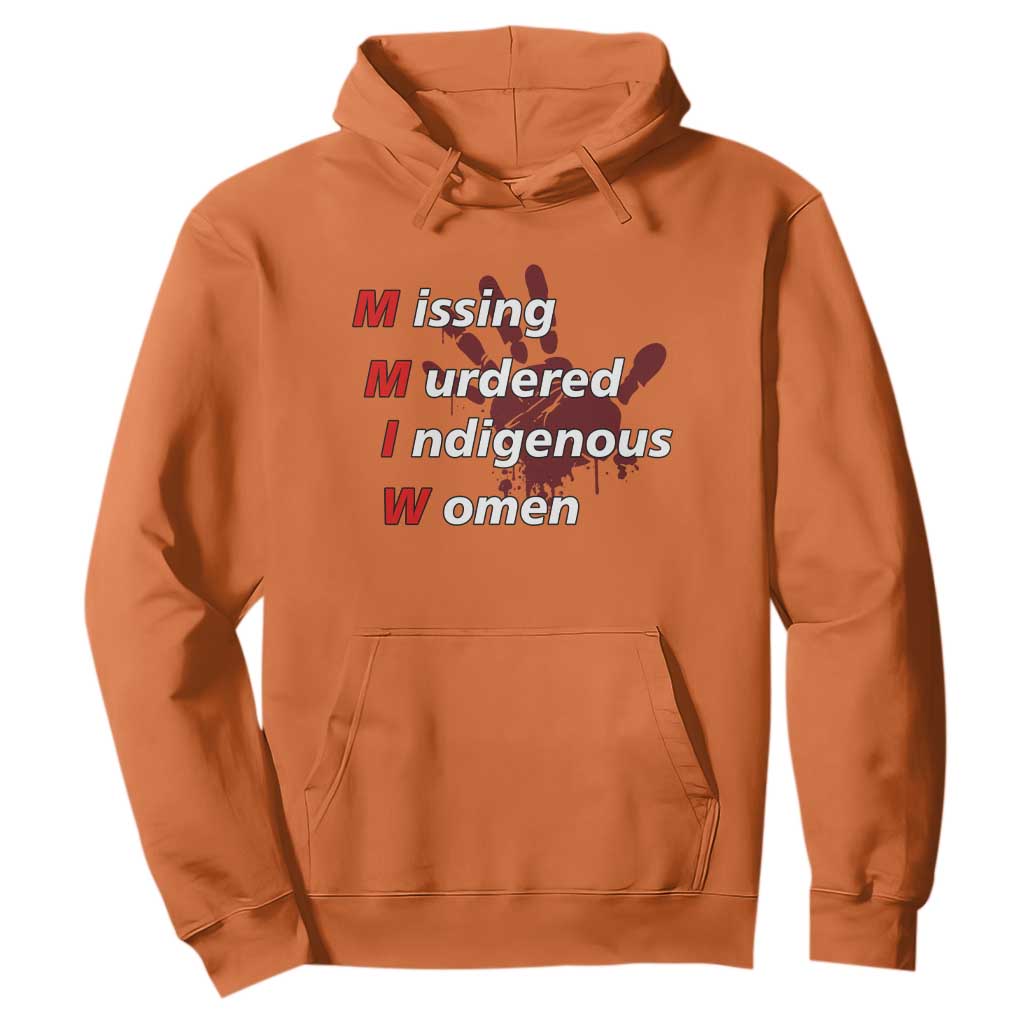 MMIW Hoodie Missing Murdered Indigenous Women Red Hand TS10 Orange Print Your Wear