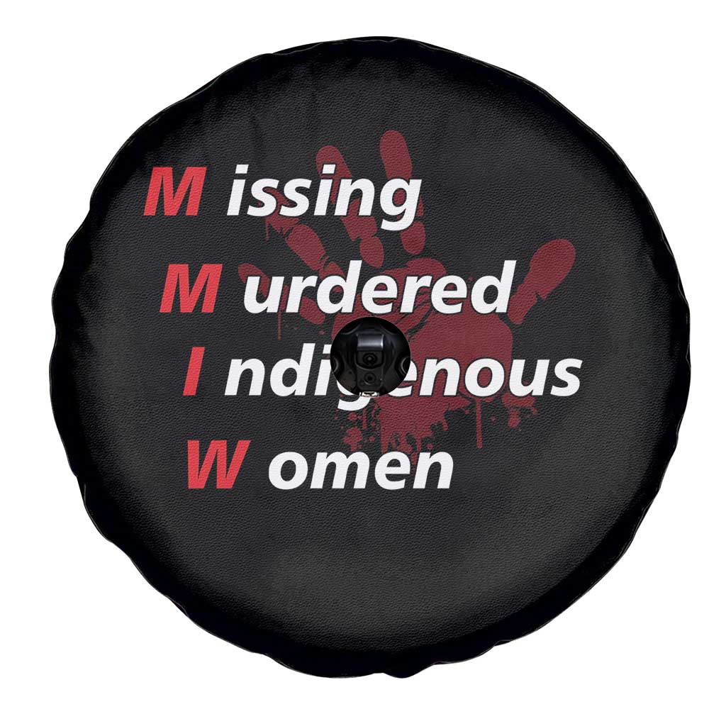 MMIW Spare Tire Cover Missing Murdered Indigenous Women Red Hand TS10 Print Your Wear