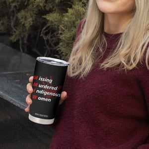 MMIW Tumbler Cup Missing Murdered Indigenous Women Red Hand TS10 Print Your Wear