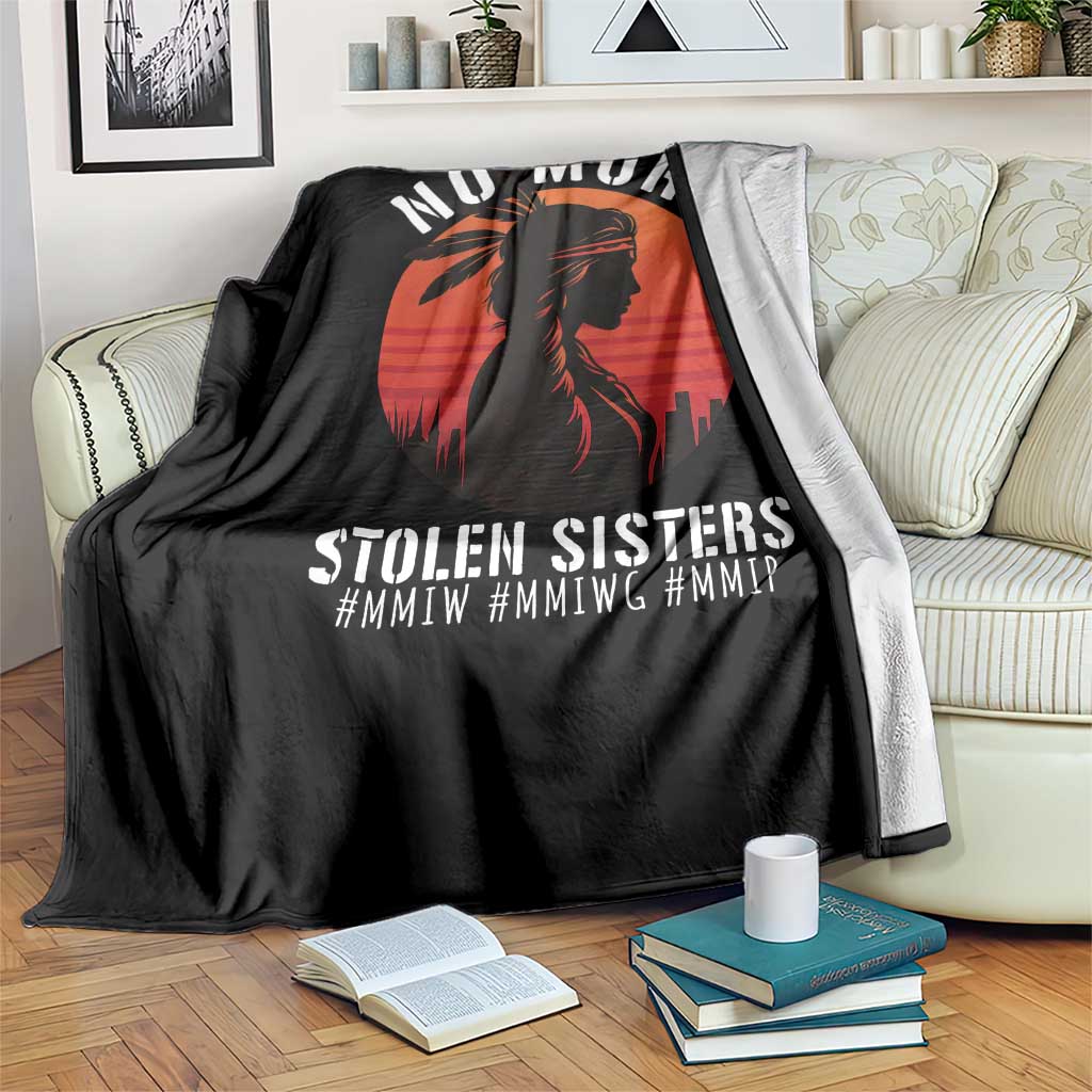 MMIW No More Stolen Sisters Throw Blanket American Native Indigenous Woman TS10 Print Your Wear