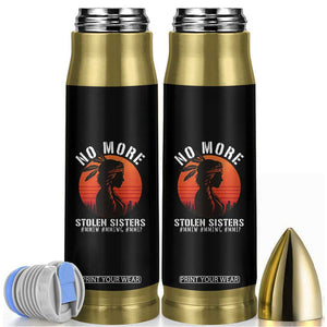 MMIW No More Stolen Sisters Bullet Tumbler American Native Indigenous Woman TS10 Black Print Your Wear