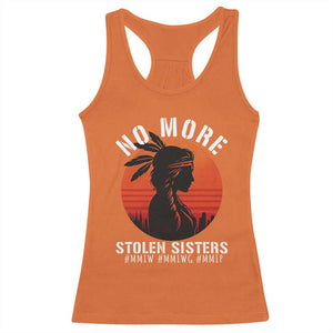 MMIW No More Stolen Sisters Racerback Tank Top American Native Indigenous Woman TS10 Orange Print Your Wear
