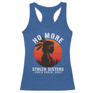 MMIW No More Stolen Sisters Racerback Tank Top American Native Indigenous Woman TS10 Royal Blue Print Your Wear