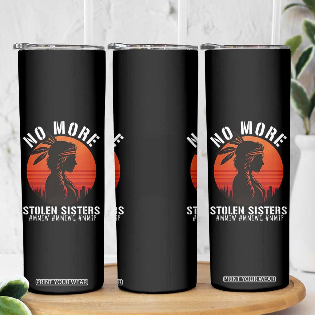 MMIW No More Stolen Sisters Skinny Tumbler American Native Indigenous Woman TS10 Print Your Wear