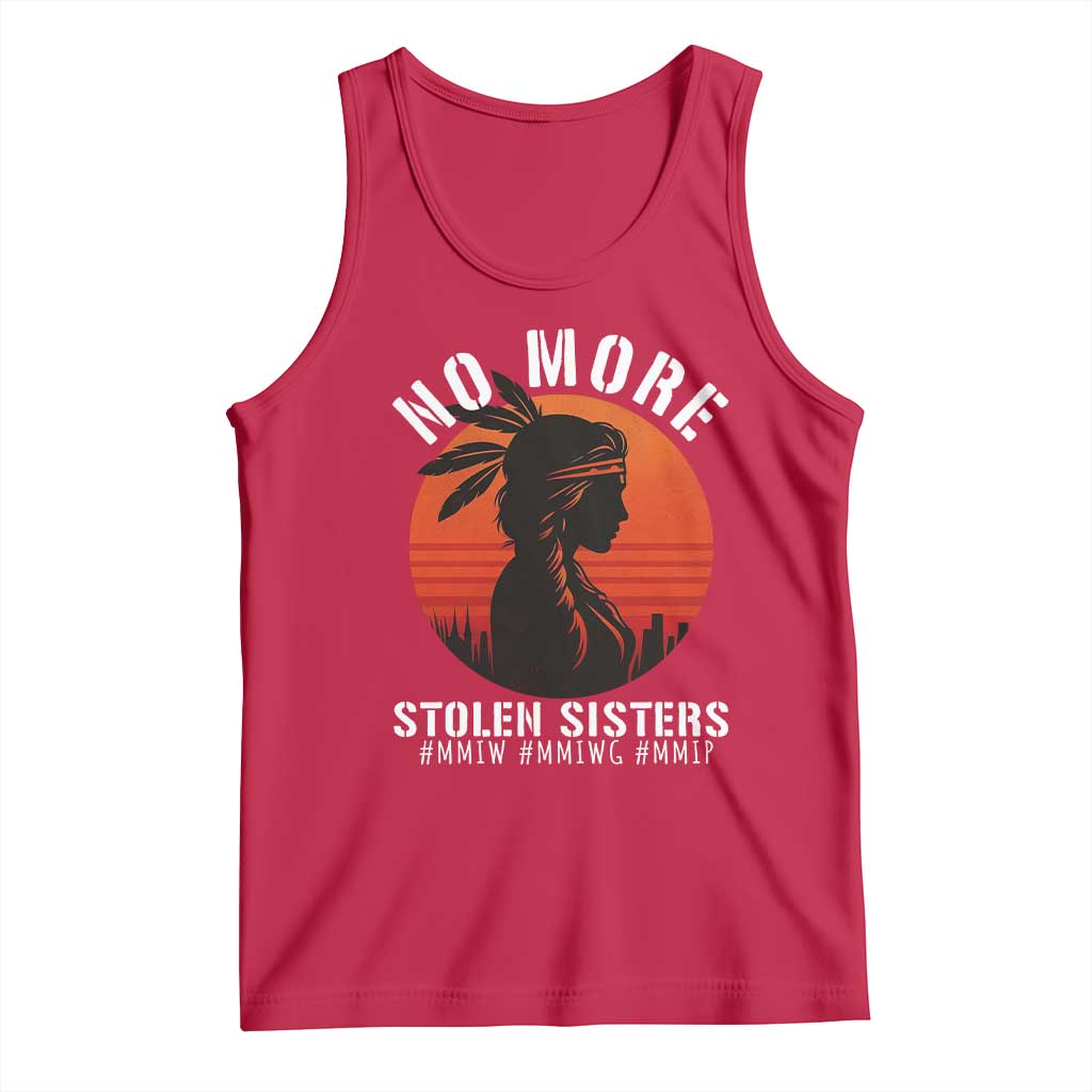 MMIW No More Stolen Sisters Tank Top American Native Indigenous Woman TS10 Red Print Your Wear