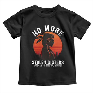 MMIW No More Stolen Sisters Toddler T Shirt American Native Indigenous Woman TS10 Black Print Your Wear