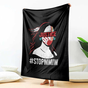 MMIW Awareness Throw Blanket Justice For Indigenous Woman Stop Stolen Sisters TS10 Print Your Wear