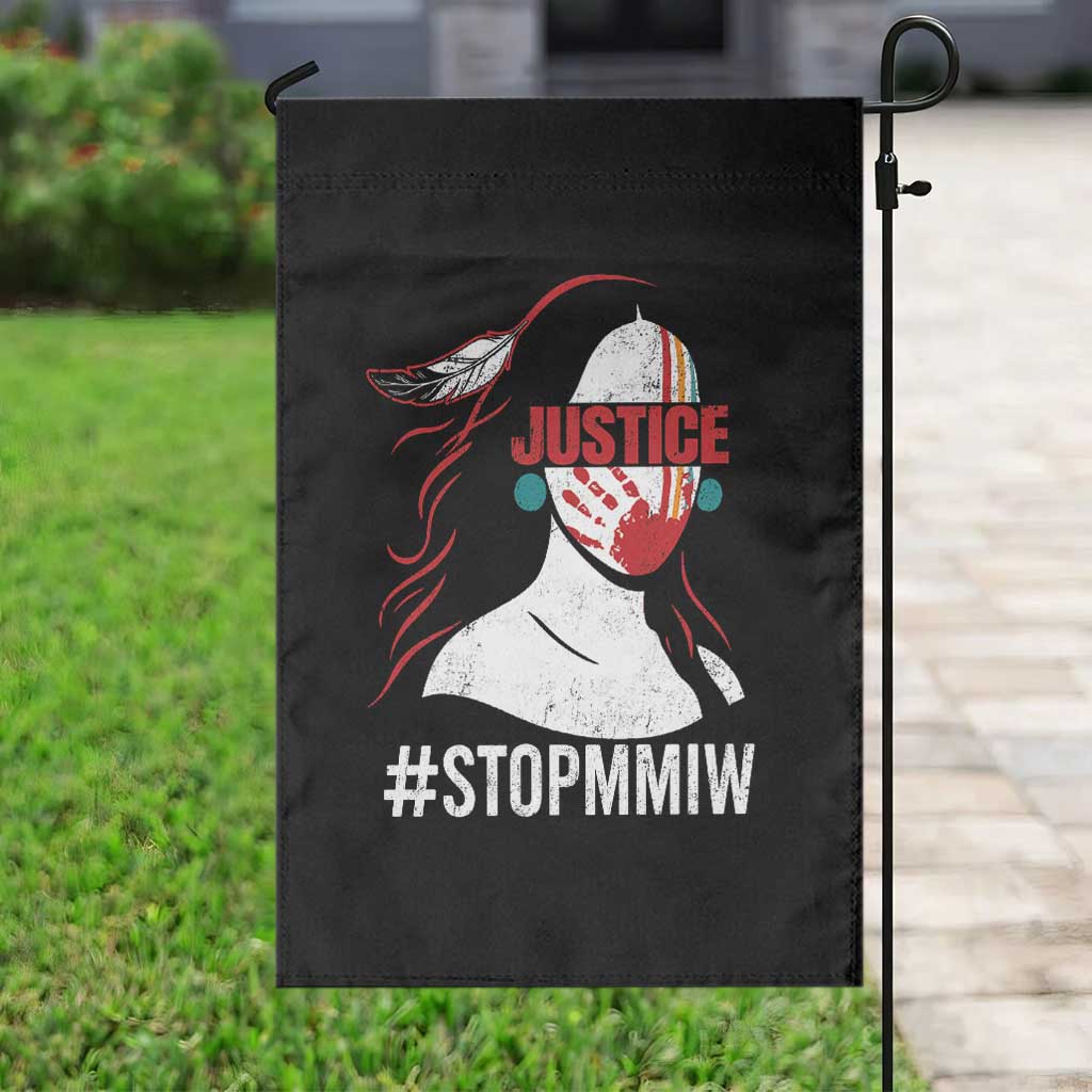 MMIW Awareness Garden Flag Justice For Indigenous Woman Stop Stolen Sisters TS10 Print Your Wear