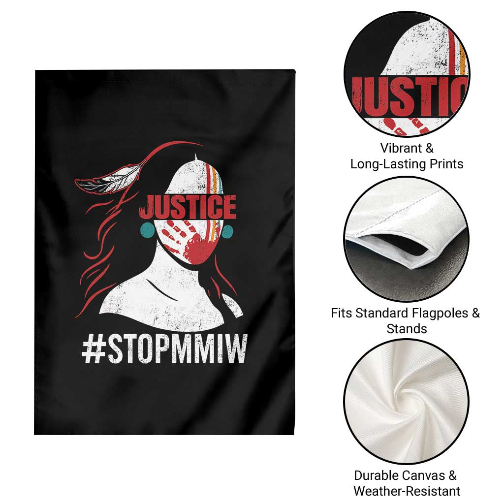 MMIW Awareness Garden Flag Justice For Indigenous Woman Stop Stolen Sisters TS10 Print Your Wear