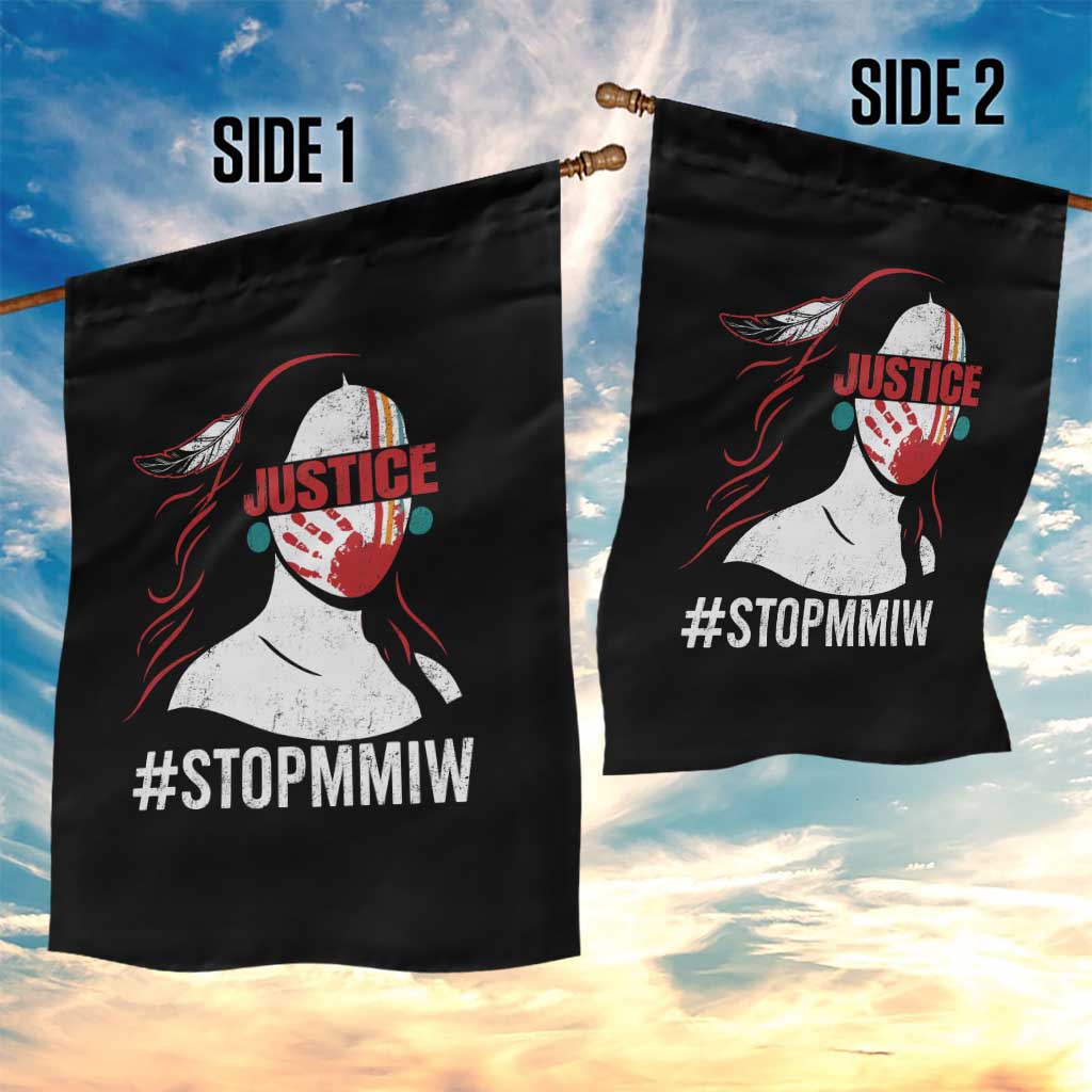 MMIW Awareness Garden Flag Justice For Indigenous Woman Stop Stolen Sisters TS10 Print Your Wear