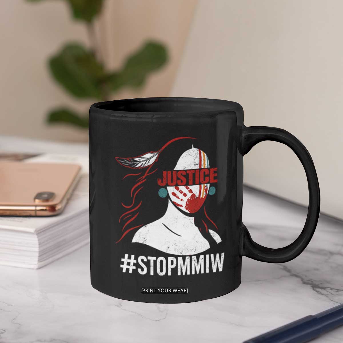 MMIW Awareness Coffee Mug Justice For Indigenous Woman Stop Stolen Sisters TS10 Print Your Wear
