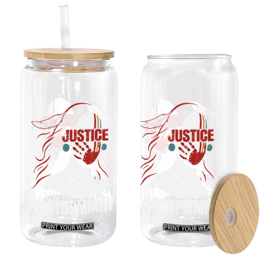 MMIW Awareness Glass Can Justice For Indigenous Woman Stop Stolen Sisters TS10 Print Your Wear