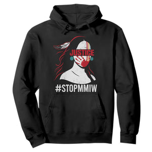 MMIW Awareness Hoodie Justice For Indigenous Woman Stop Stolen Sisters TS10 Black Print Your Wear