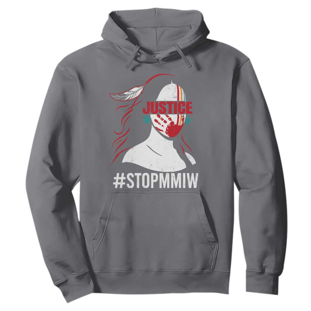 MMIW Awareness Hoodie Justice For Indigenous Woman Stop Stolen Sisters TS10 Charcoal Print Your Wear