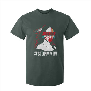 MMIW Awareness T Shirt For Kid Justice For Indigenous Woman Stop Stolen Sisters TS10 Dark Forest Green Print Your Wear