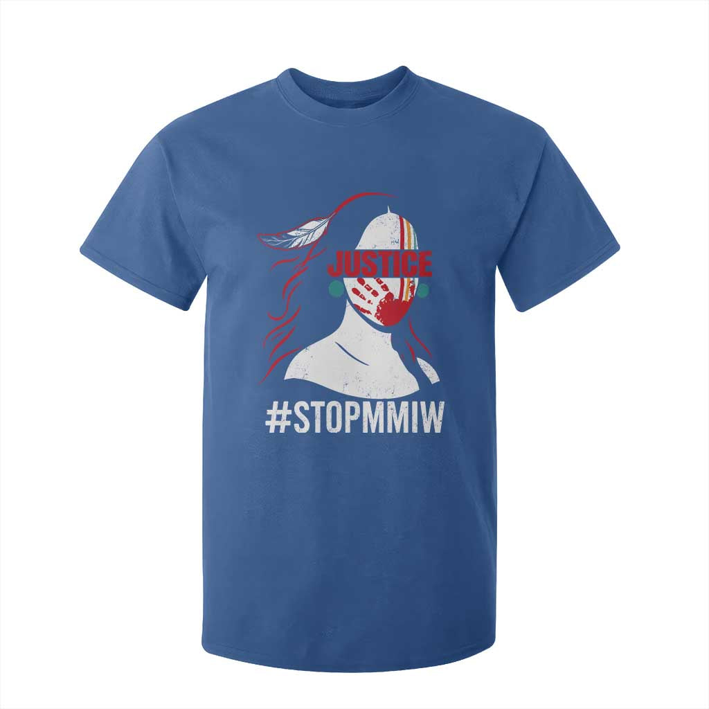 MMIW Awareness T Shirt For Kid Justice For Indigenous Woman Stop Stolen Sisters TS10 Royal Blue Print Your Wear