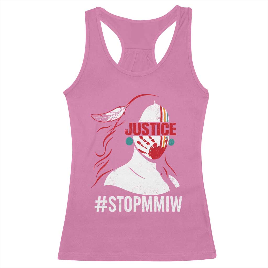 MMIW Awareness Racerback Tank Top Justice For Indigenous Woman Stop Stolen Sisters TS10 Azalea Print Your Wear