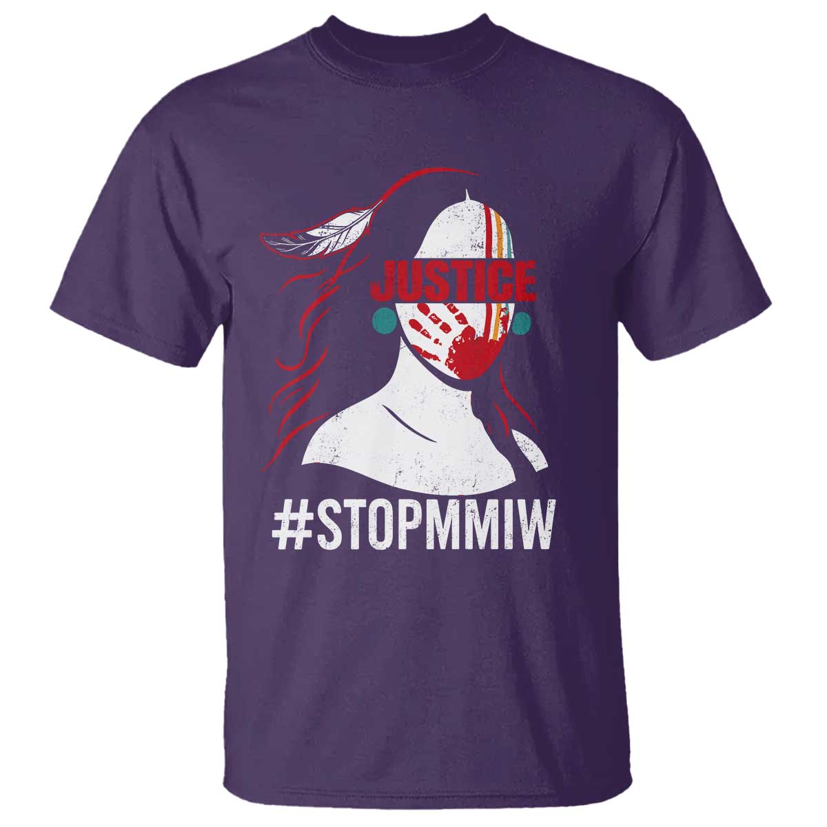MMIW Awareness T Shirt Justice For Indigenous Woman Stop Stolen Sisters TS10 Purple Print Your Wear