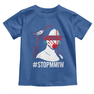 MMIW Awareness Toddler T Shirt Justice For Indigenous Woman Stop Stolen Sisters TS10 Royal Blue Print Your Wear