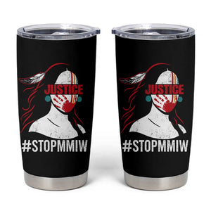 MMIW Awareness Tumbler Cup Justice For Indigenous Woman Stop Stolen Sisters TS10 Black Print Your Wear