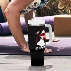 MMIW Awareness Tumbler With Handle Justice For Indigenous Woman Stop Stolen Sisters TS10 Print Your Wear