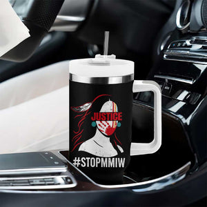 MMIW Awareness Tumbler With Handle Justice For Indigenous Woman Stop Stolen Sisters TS10 Print Your Wear