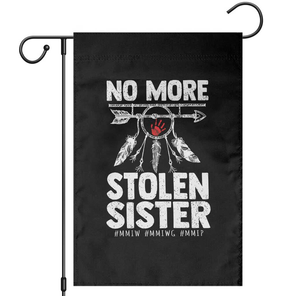 MMIW Garden Flag No More Stolen Sisters Indigenous Woman TS10 Black Print Your Wear