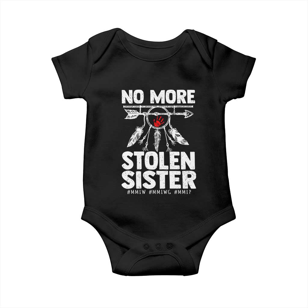 MMIW Baby Onesie No More Stolen Sisters Indigenous Woman TS10 Black Print Your Wear