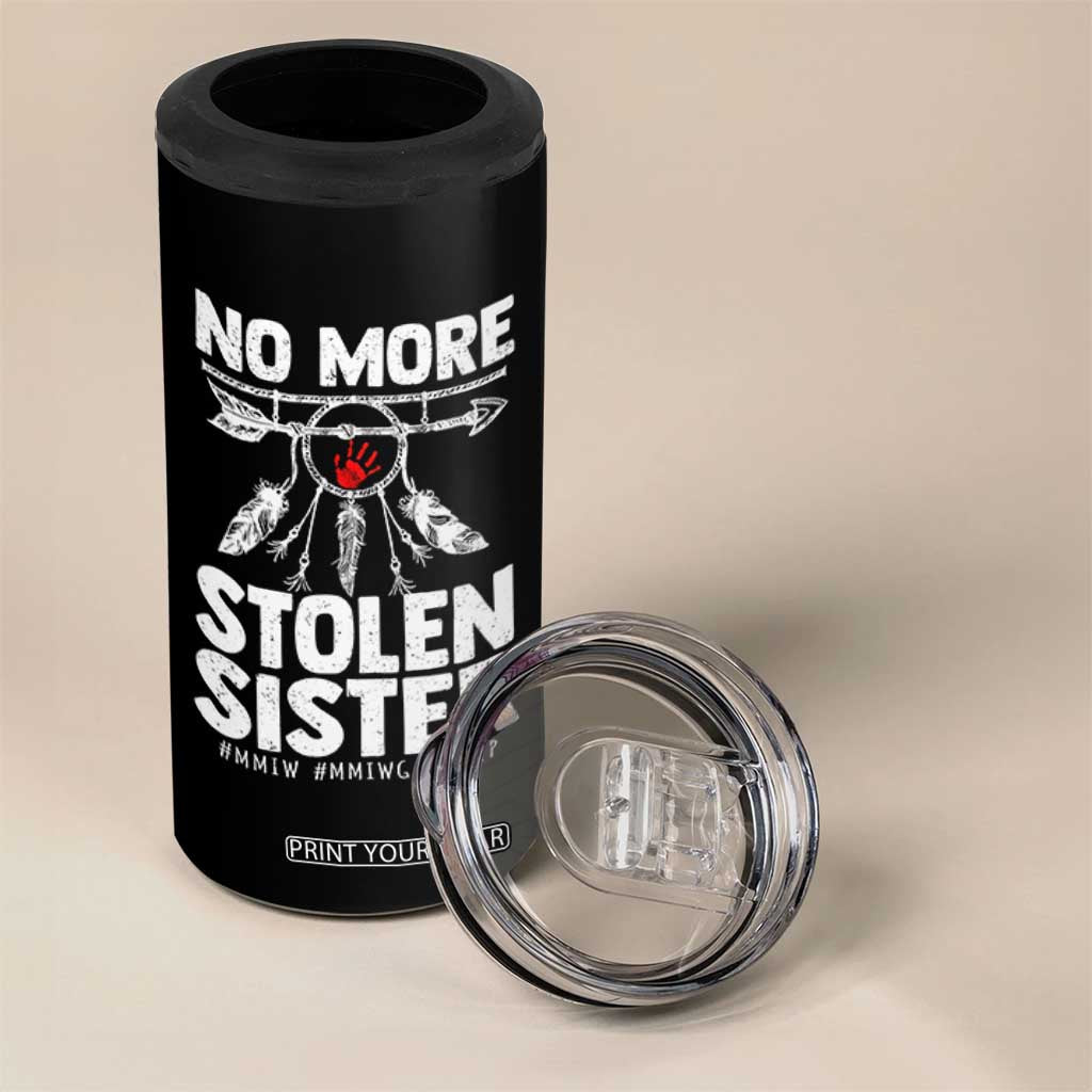 MMIW 4 in 1 Can Cooler Tumbler No More Stolen Sisters Indigenous Woman TS10 Print Your Wear