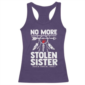 MMIW Racerback Tank Top No More Stolen Sisters Indigenous Woman TS10 Purple Print Your Wear