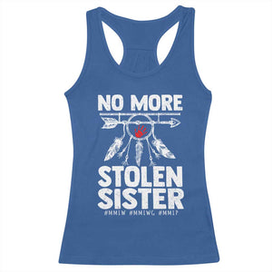 MMIW Racerback Tank Top No More Stolen Sisters Indigenous Woman TS10 Royal Blue Print Your Wear