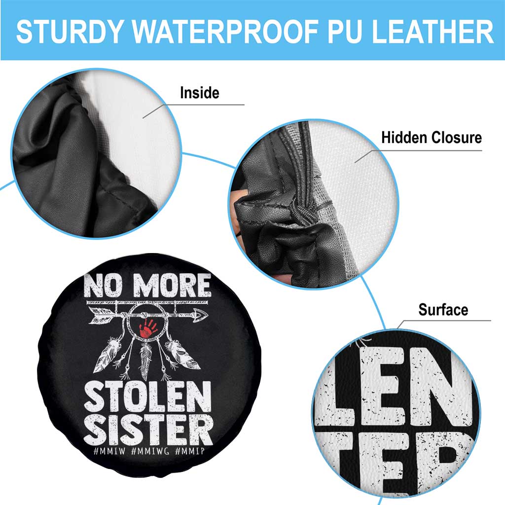 MMIW Spare Tire Cover No More Stolen Sisters Indigenous Woman TS10 Print Your Wear