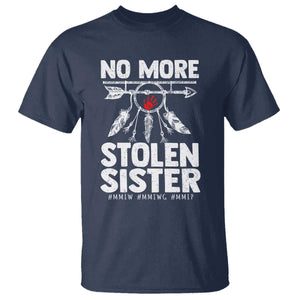 MMIW T Shirt No More Stolen Sisters Indigenous Woman TS10 Navy Print Your Wear