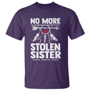 MMIW T Shirt No More Stolen Sisters Indigenous Woman TS10 Purple Print Your Wear