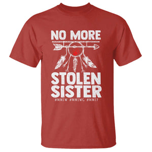 MMIW T Shirt No More Stolen Sisters Indigenous Woman TS10 Red Print Your Wear