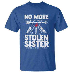 MMIW T Shirt No More Stolen Sisters Indigenous Woman TS10 Royal Blue Print Your Wear