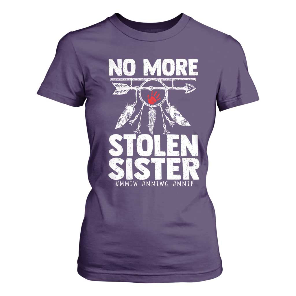 MMIW T Shirt For Women No More Stolen Sisters Indigenous Woman TS10 Purple Print Your Wear