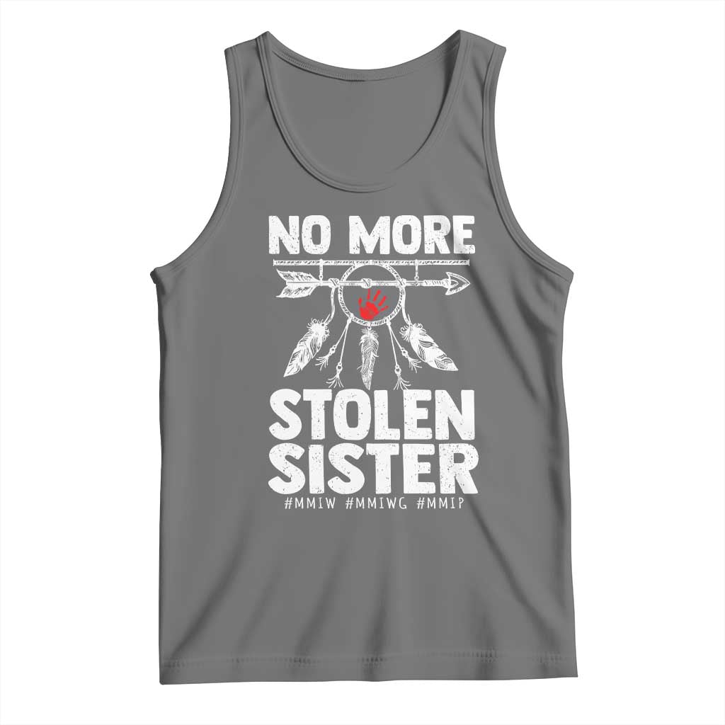 MMIW Tank Top No More Stolen Sisters Indigenous Woman TS10 Black Heather Print Your Wear