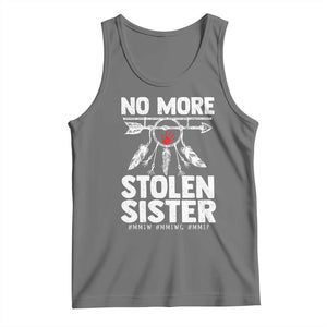 MMIW Tank Top No More Stolen Sisters Indigenous Woman TS10 Black Heather Print Your Wear