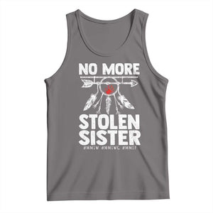 MMIW Tank Top No More Stolen Sisters Indigenous Woman TS10 Deep Heather Print Your Wear