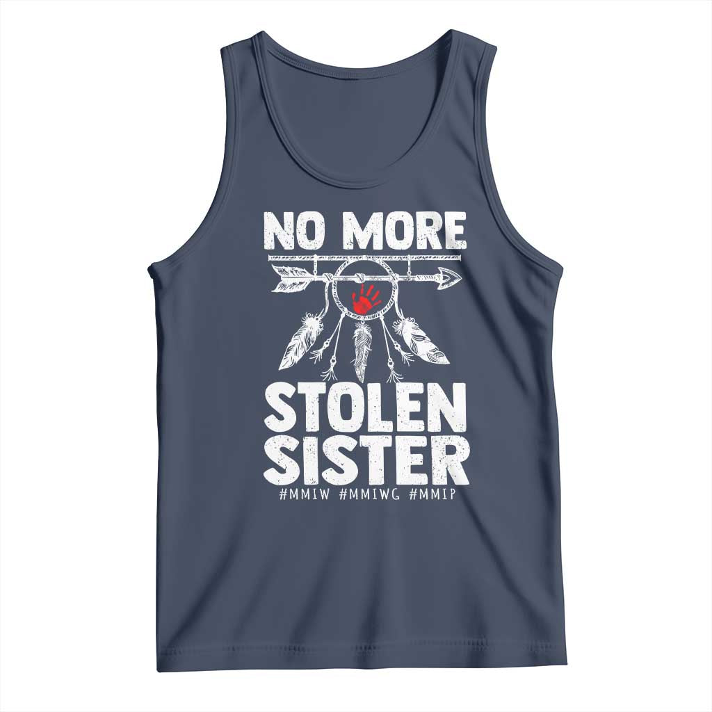 MMIW Tank Top No More Stolen Sisters Indigenous Woman TS10 Navy Print Your Wear