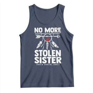 MMIW Tank Top No More Stolen Sisters Indigenous Woman TS10 Navy Print Your Wear