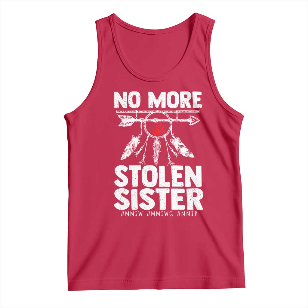 MMIW Tank Top No More Stolen Sisters Indigenous Woman TS10 Red Print Your Wear