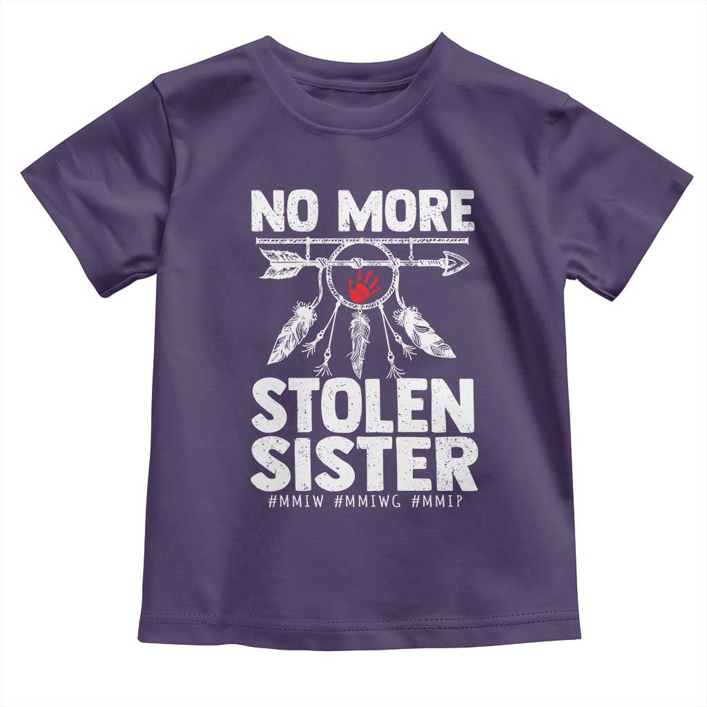 MMIW Toddler T Shirt No More Stolen Sisters Indigenous Woman TS10 Purple Print Your Wear