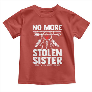 MMIW Toddler T Shirt No More Stolen Sisters Indigenous Woman TS10 Red Print Your Wear