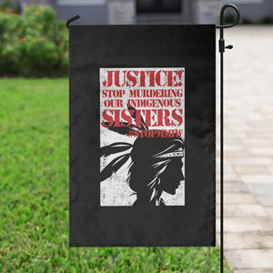 MMIW Awareness Garden Flag Justice Stop Murdering Our Indigenous Sisters TS10 Print Your Wear