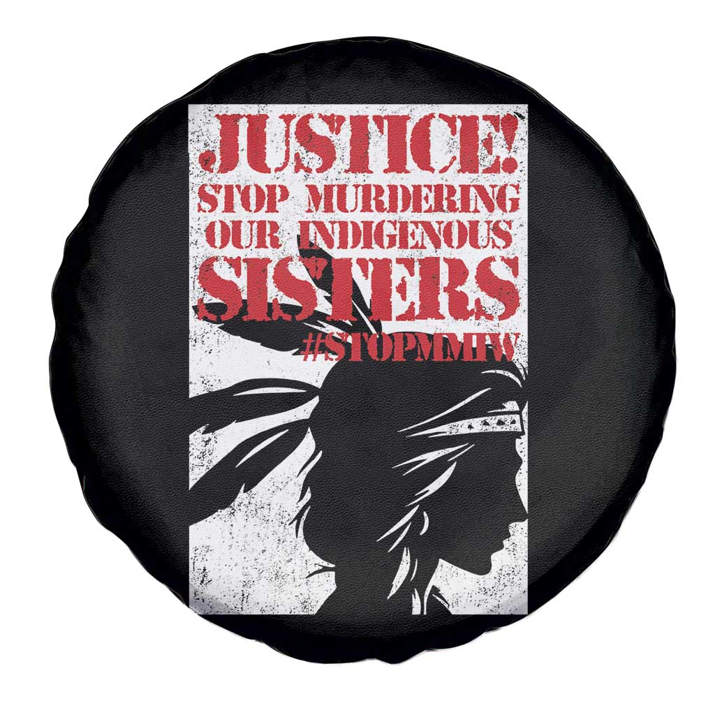MMIW Awareness Spare Tire Cover Justice Stop Murdering Our Indigenous Sisters TS10 Print Your Wear