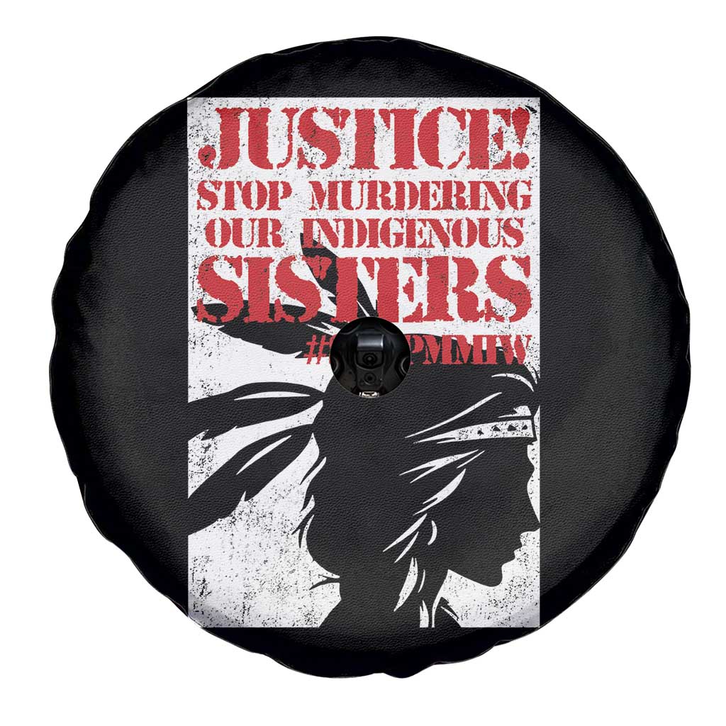 MMIW Awareness Spare Tire Cover Justice Stop Murdering Our Indigenous Sisters TS10 Print Your Wear